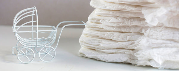 How to make a baby cake out of nappies?