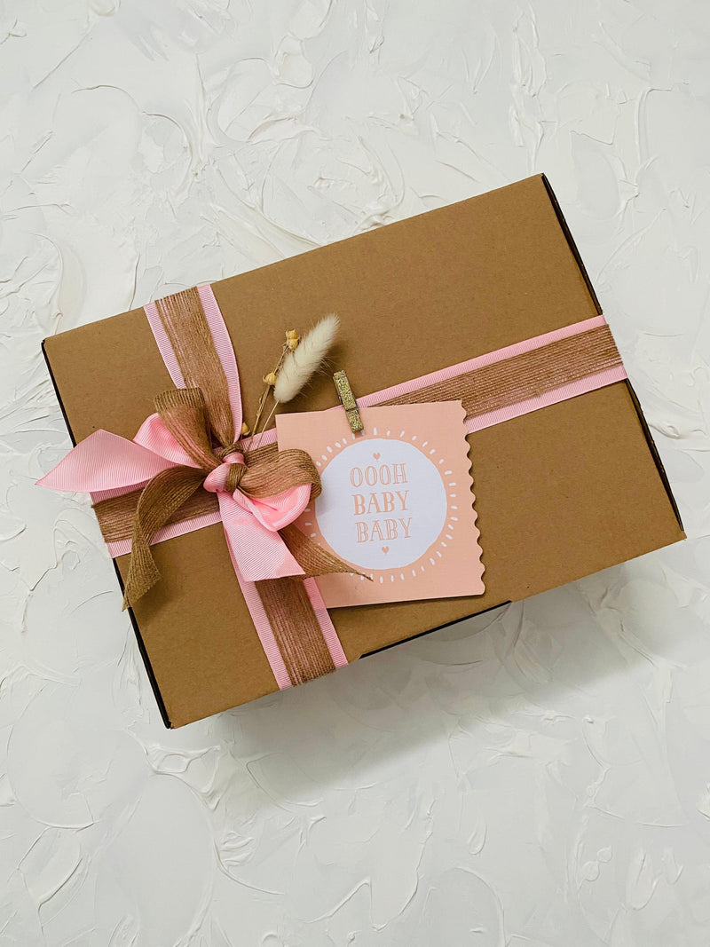 Deer Baby Girl Gift Box With Muslin Swaddle - Divine Baby